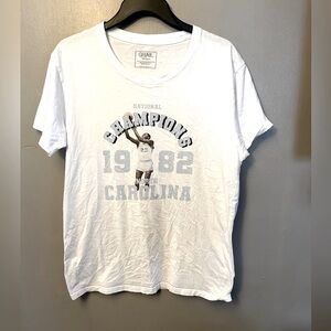 Grail t-shirt - Michael Jordan Carolina 1982 graphic print white 100 % cotton